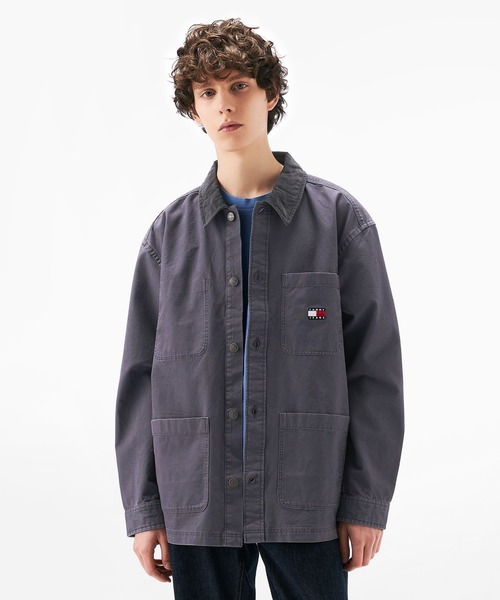トミー ジーンズ（ JEANS）/キャンバスコーデュロイオーバーシャツ TOMMY JEANS（トミー・ジーンズ） シャツ キャンバスコーデュロイ