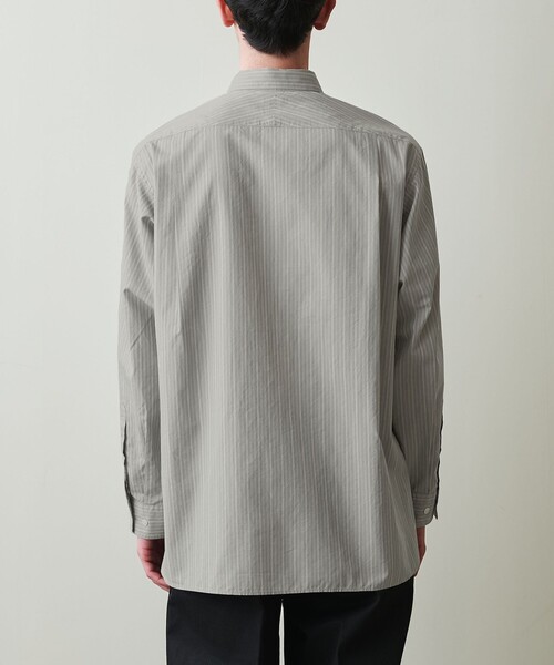 Steven Alan LOOSE FIT レギュラーカラー ストライプシャツ STEVEN ALAN シャツ 「Steven Alan」 60 コンパクトヤーン