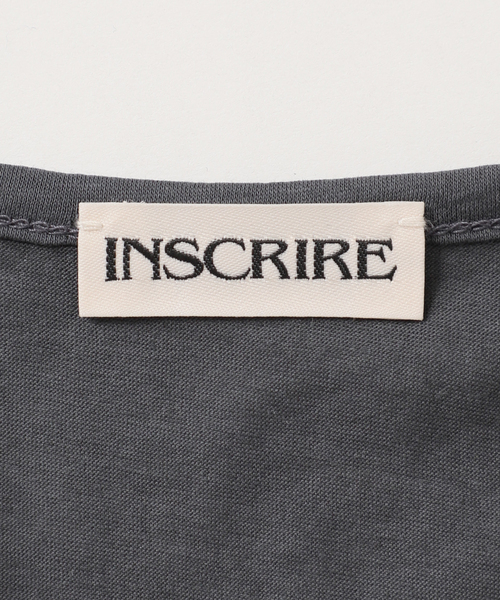 タンクトップ ノースリーブ INSCRIRE / アンスクリア 別注 フライス パッド タンクトップ レディース INSCRIRE タンクトップ ノースリーブ / アンスクリア 別注
