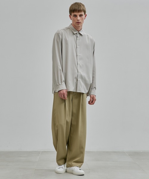 UNITED TOKYO シャツ DRY RAYON リラックスシャツ 接触冷感｜防