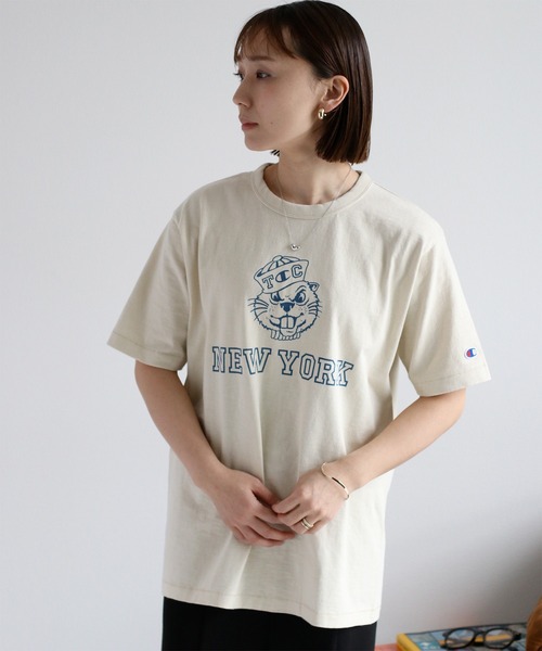 tシャツ 「champion」SHORT SLEEVE Tee TRACK CLUB レディース メンズ Champion tシャツ 「champion」SHORT SLEEVE Tee TRACK CLUB
