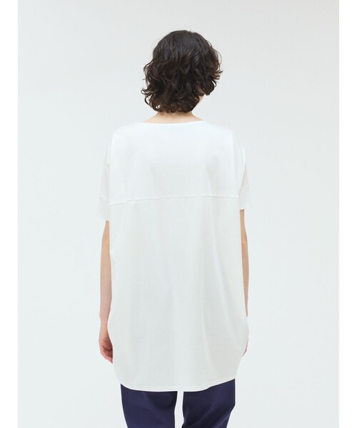 mizuiroind tシャツ mizuiro ind ボートネックコクーンプル