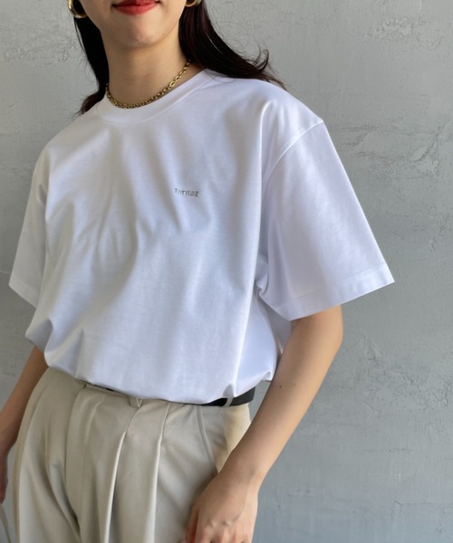 tシャツ 「TATRAS/タトラス」 SELO ワンポイントロゴ ショートスリーブTシャツ レディース メンズ