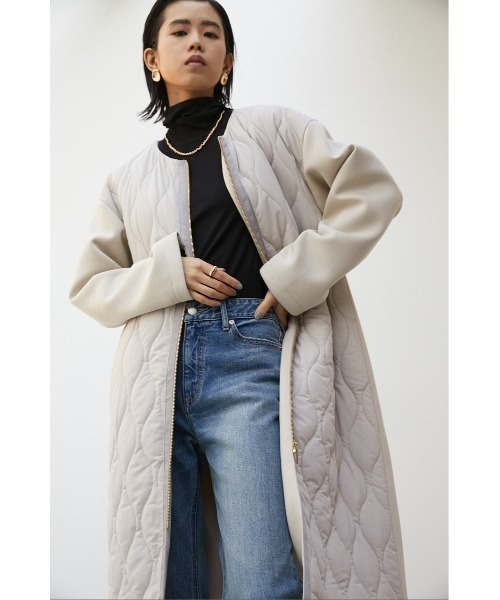 「crie conforto」 コート MEDIUM ベージュ レディース_画像2