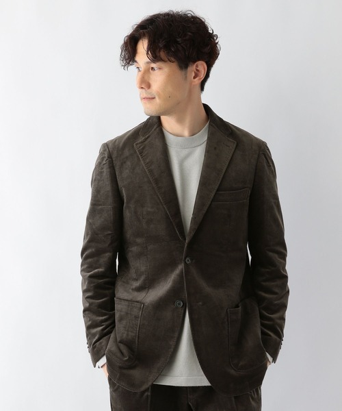 RICORRROBE ダークブラウン テーラードジャケット RICORRROBE ダークブラウン テーラードジャケット ブラウン系 メンズの