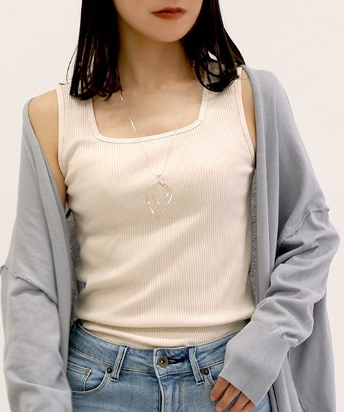 CLOTHY タンクトップ ノースリーブ 「オールシーズン使える万能