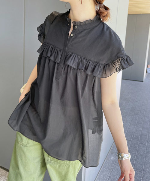 「Spick & Span」 ノースリーブブラウス FREE ベージュ レディース Spick＆Span 「Spick & Span」 ノースリーブブラウス FREE