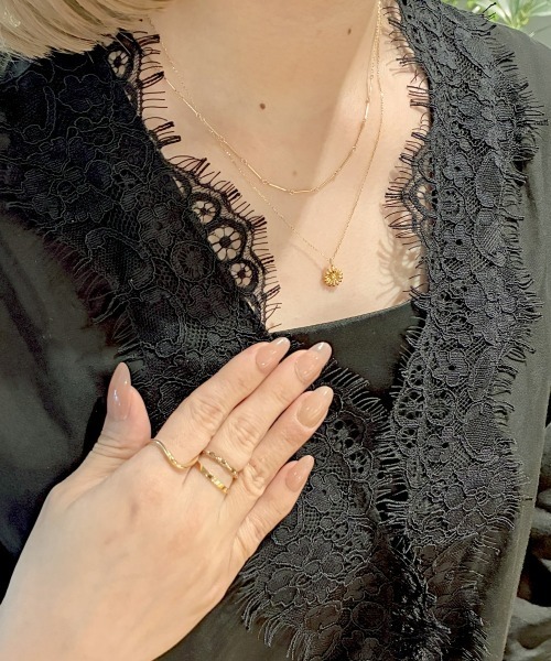 ete bijoux（エテ ビジュー） ネックレス 「マーガレット」 K18YG