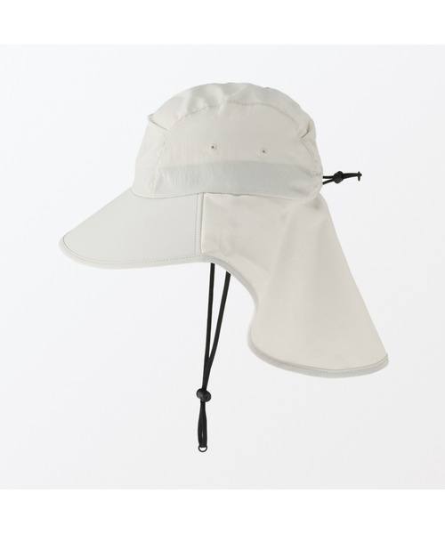 無印良品（MUJI） 帽子 ハット 風を通す ちいさくまとまる 日除け付き