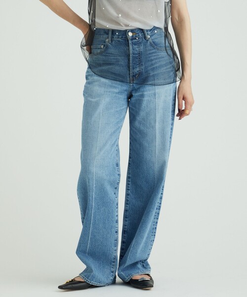 即完売品　aewen matoph 柄 ストレートデニム AEWEN MATOPH ジーンズ デニム デニムパンツ 「AEWEN MATOPH