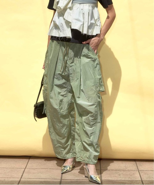 メゾンスペシャル　パンツ MAISON SPECIAL パンツ Cut Fringe Jacquard Pants/カット