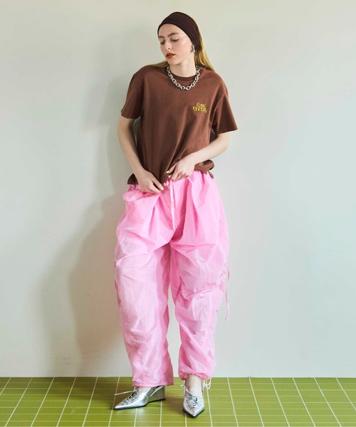 MAISON SPECIAL パンツ Side Zipper Parachute Pants/サイド