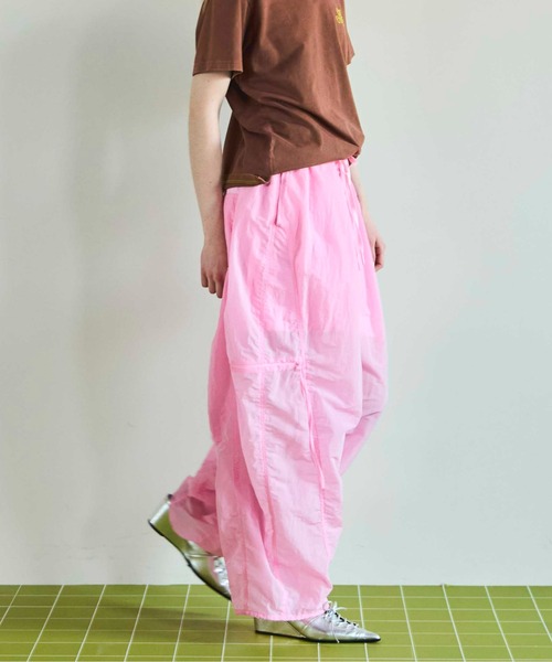 MAISON SPECIAL パンツ Side Zipper Parachute Pants/サイド