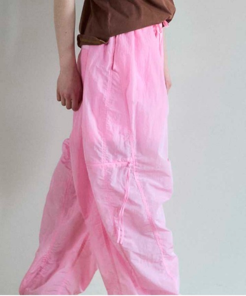 MAISON SPECIAL パンツ Side Zipper Parachute Pants/サイド