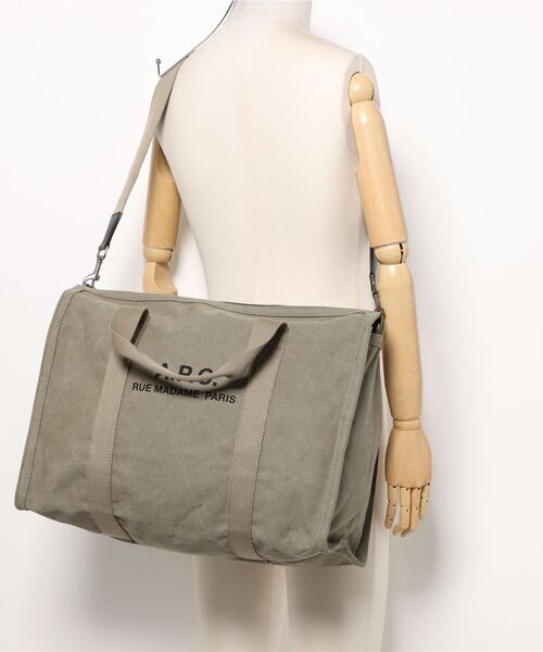 ショルダーバッグ A.P.C. RECUPERATION GYM BAG Recuperation gym bag | Stonewashed raw cotton canvas