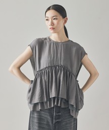 Curensology（カレンソロジー） ブラウス シャツ /シアーギャザー