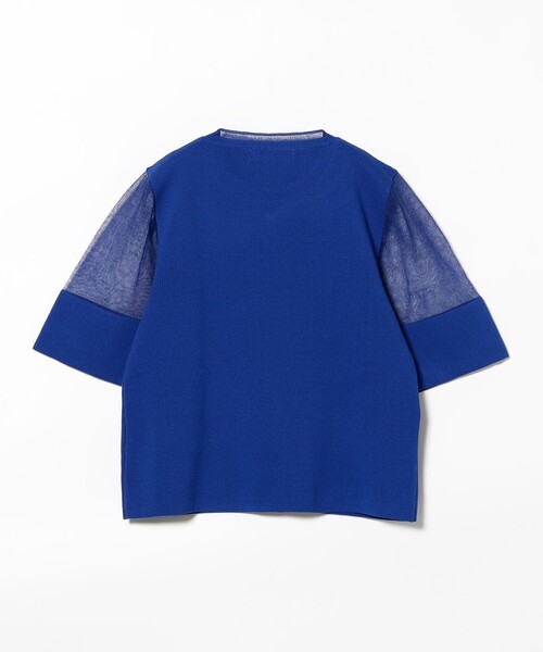 B：MING by BEAMS ニット セーター 半袖 Tシャツ レディース