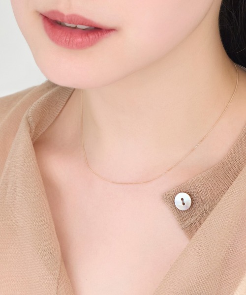 Phoebe K10ネックレス Phoebe（フィービー） ネックレス 「K10/刻印入り」シャインリンク