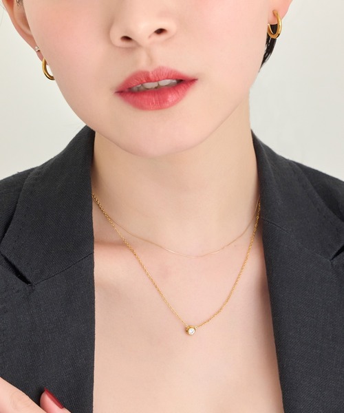 Phoebe（フィービー） ネックレス 「K10/刻印入り」シャインリンク