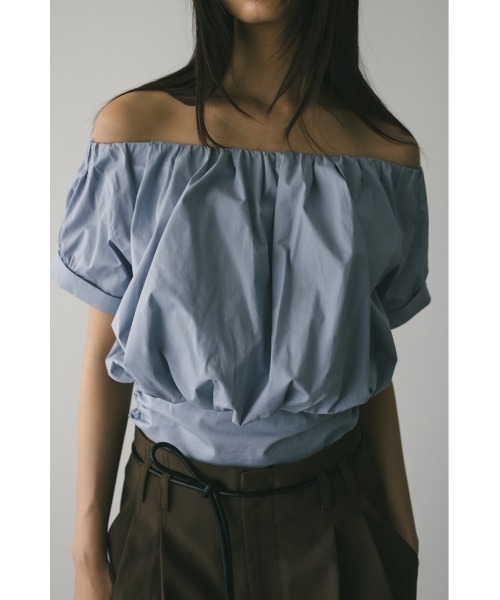 STYLEMIXER ブラウス シャツ ショルダーギャザートップ