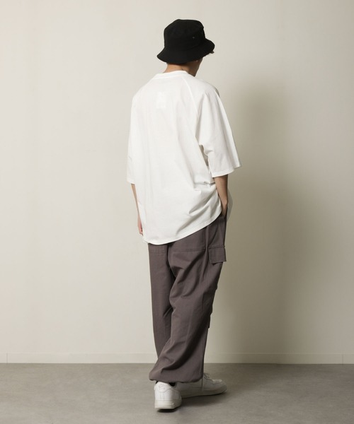 「KANGOL」 半袖Tシャツ「ZIP FIVEコラボ」 LARGE ブラック メンズ