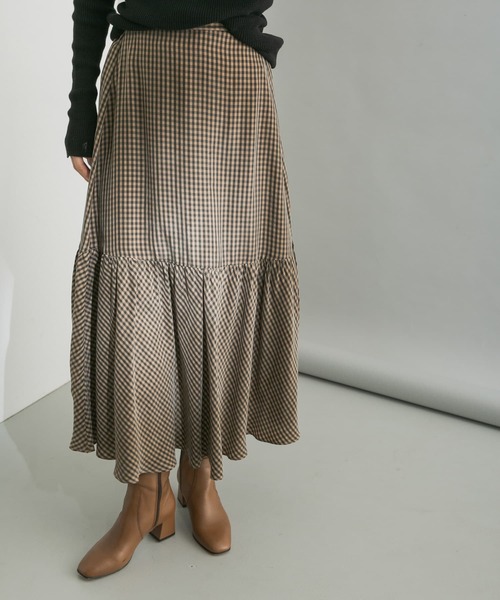 「URBAN RESEARCH」 スカート 36 ブラウン レディース_画像5