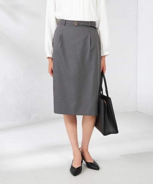 a.v.v（アー・ヴェ・ヴェ） スカート 「洗える/イージーケア/吸水速乾