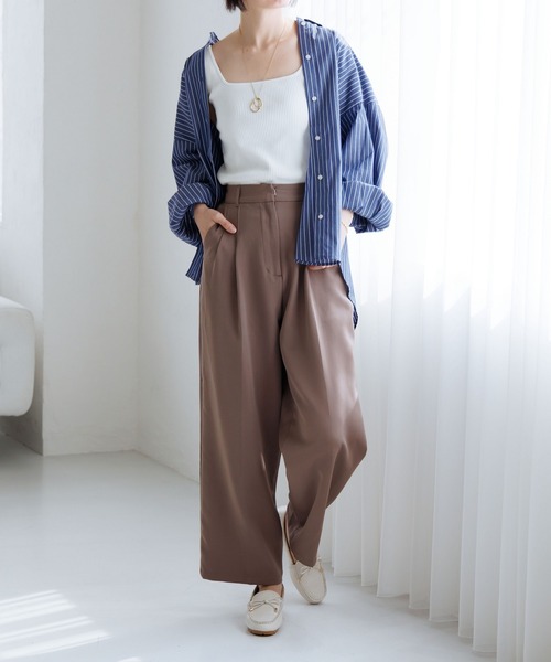 デッキシューズ モカシン 「HIMIKO」リボンモチーフモカシン/651328 レディースの画像