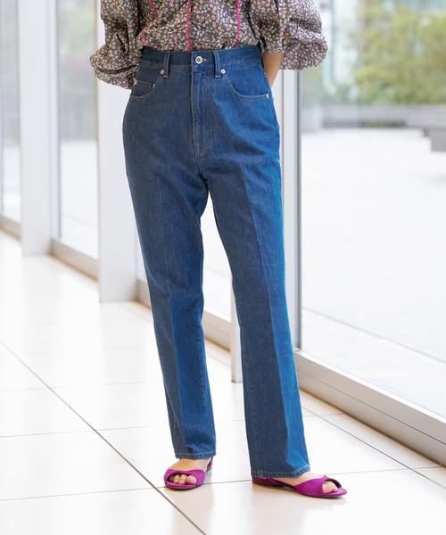 「IENA LA BOUCLE」 デニムパンツ 34 ブルー系その他 レディース