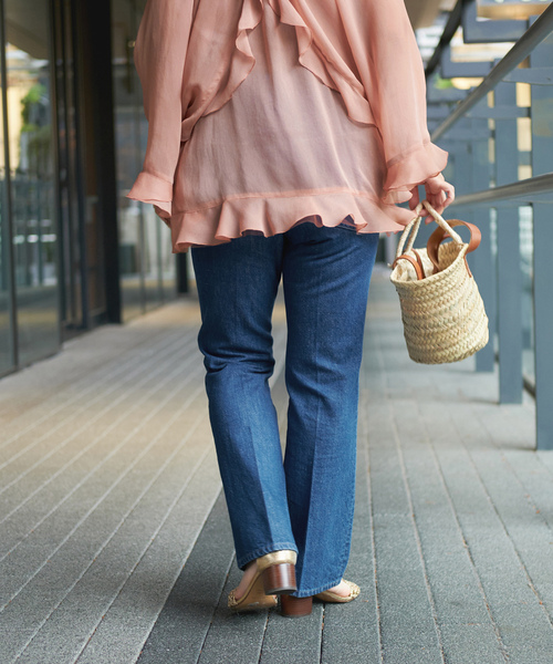 「IENA LA BOUCLE」 デニムパンツ 34 ブルー系その他 レディース