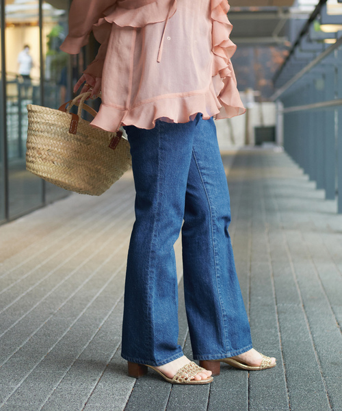 「IENA LA BOUCLE」 デニムパンツ 34 ブルー系その他 レディース