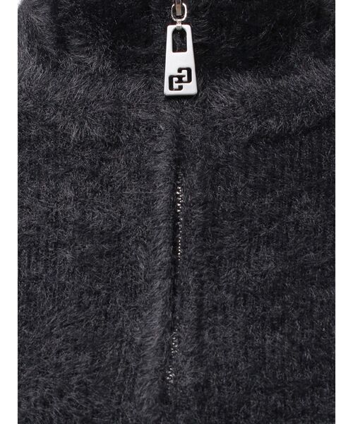 GYDA（ジェイダ） ワンピース ZIPミニシャギーニットワンピース