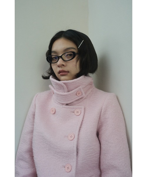 FEKETE（フェケテ） ピーコート pコート 2way round collar middle