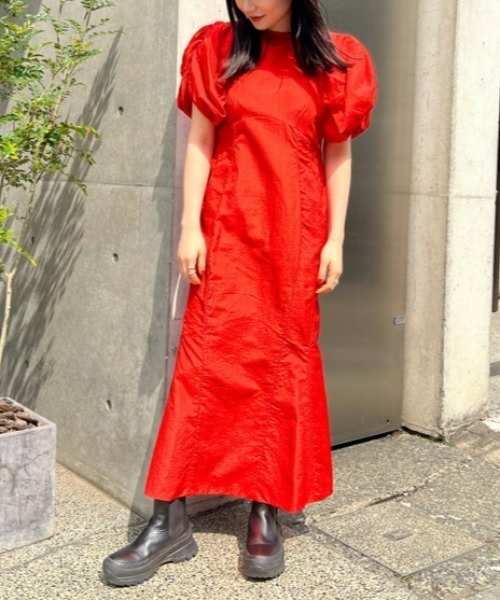 styling/ 「styling/」 半袖ワンピース 0 ブルー レディース