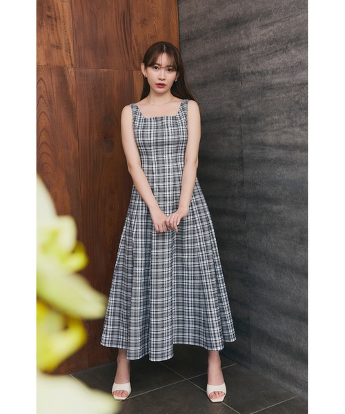 herlipto ノースリーブワンピース Her lip to ノースリーブワンピース M グレー レディース : ZOZOTOWN