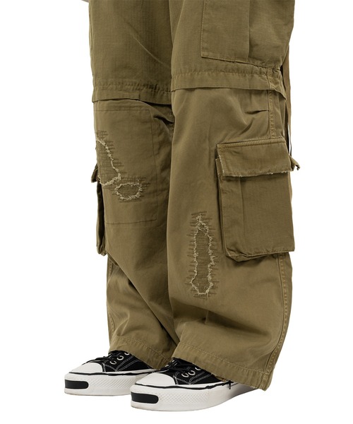 カーゴパンツ Repaired Ripstop Fatigue Pants メンズの画像