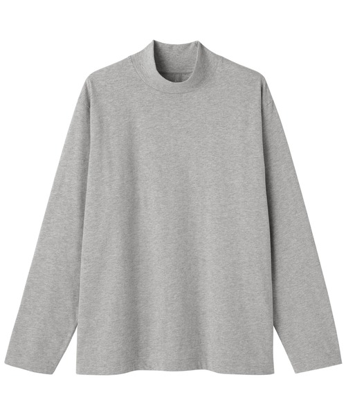 無印良品（MUJI） tシャツ 紳士 起毛ハイネック長袖Tシャツ メンズ