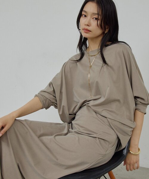 未使用 GALLARDAGALANTE キュプラジャージードルマンプルオーバー GALLARDAGALANTE（ガリャルダガランテ） tシャツ 「セットアップ対応