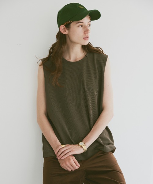 「soerte」 タンクトップ 2 ネイビー メンズ_画像2