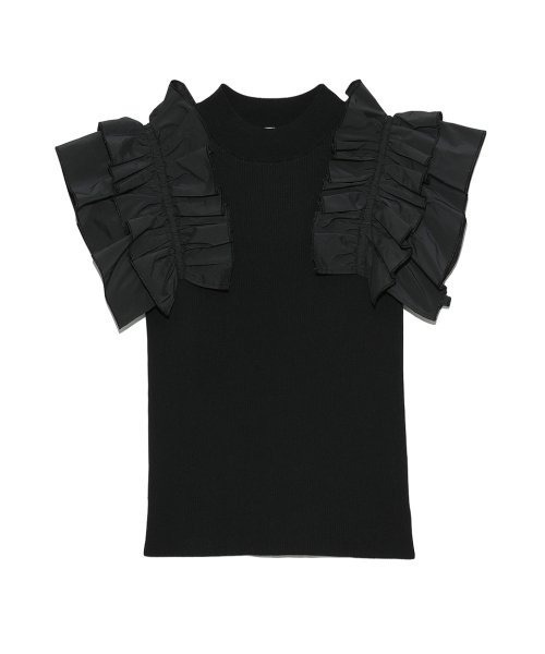 「FRAY I.D」 ノースリーブニット FREE グリーン レディース_画像9