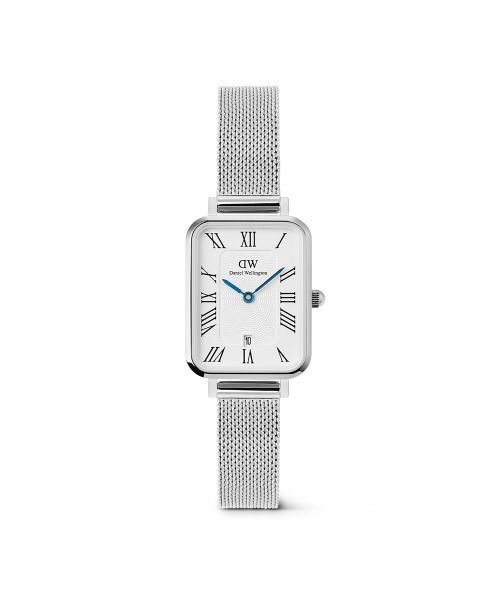 腕時計 Roman Quadro 20x26  Numerals Date Melrose レーディス腕時計　ローズゴールド／シルバ レディースの画像