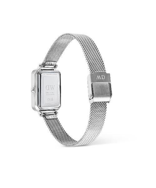 腕時計 Roman Quadro 20x26  Numerals Date Melrose レーディス腕時計　ローズゴールド／シルバ レディースの画像