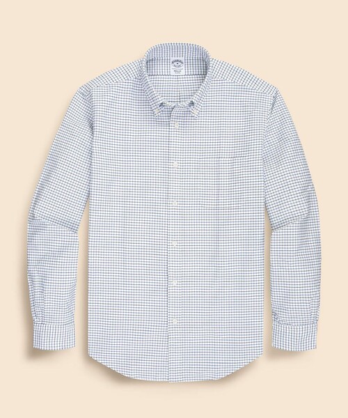 【NEW】ブルックスブラザーズ（Brooks Brothers）/コットン　タッターソール　カジュアルシャツ　Regular Fit BROOKS BROTHERS（ブルックスブラザーズ） シャツ コットン
