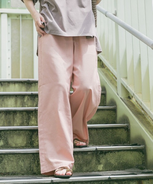 「ITEMS URBANRESEARCH」 イージーパンツ FREE ブラック系その他 レディース_画像2