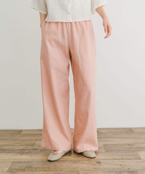 「ITEMS URBANRESEARCH」 イージーパンツ FREE ブラック系その他 レディース_画像7