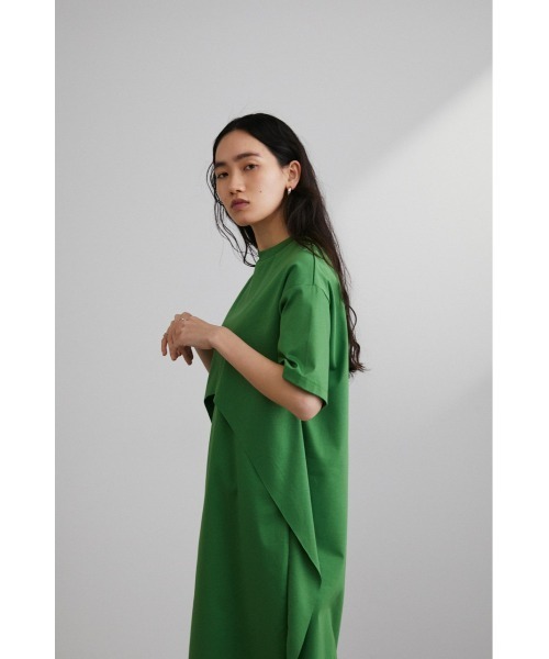 「STYLEMIXER」 半袖ワンピース MEDIUM グリーン レディース_画像5