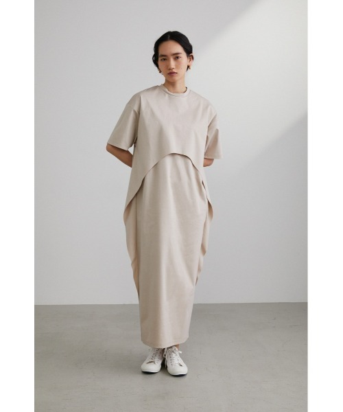 「STYLEMIXER」 半袖ワンピース MEDIUM グリーン レディース_画像6