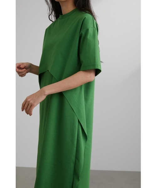 「STYLEMIXER」 半袖ワンピース MEDIUM グリーン レディース_画像7