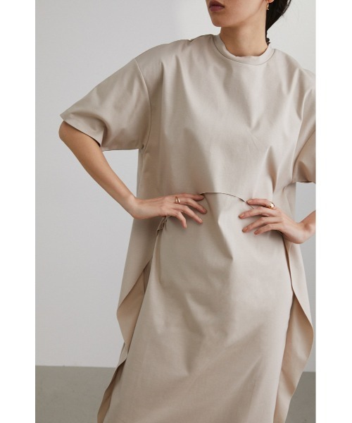 「STYLEMIXER」 半袖ワンピース MEDIUM グリーン レディース_画像9