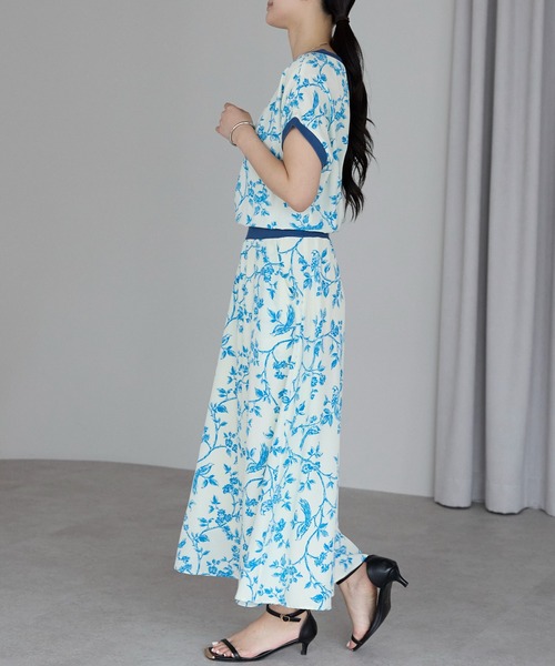 「PREFERIR」 半袖ワンピース MEDIUM オフホワイト レディース_画像4